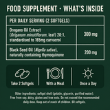 Everholm food supplement ingredients per daily serving